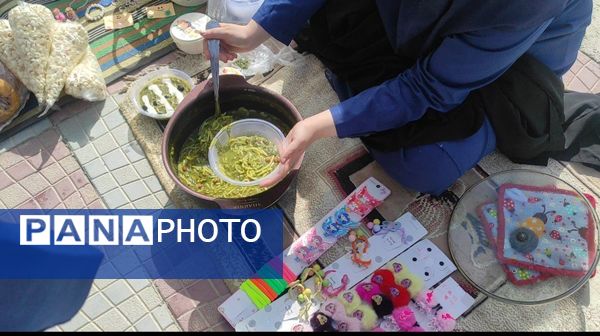 برپایی بازارچه کسب و کار در دبیرستان قلم‌چی۲ بن