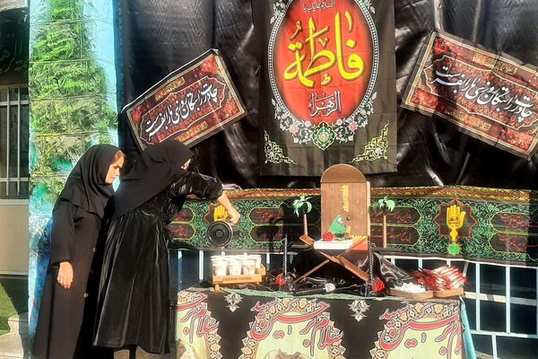 حزن فاطمی در دبستان حضرت ابوالفضل(ع) اسلامشهر 