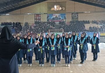 همایش اقتدار بسیجیان رزن و درگزین
