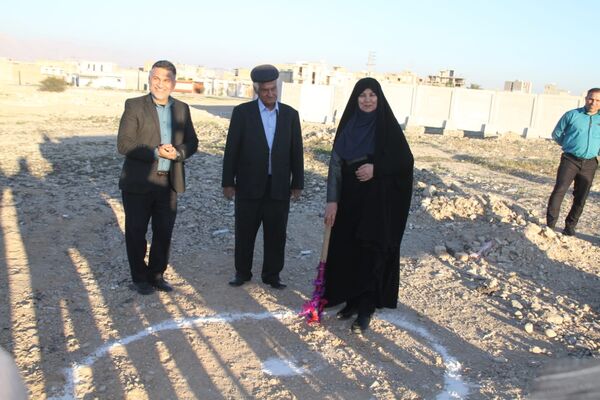 برگزاری آیین کلنگ زنی2 پروژه خیر ساز در شهرستان بهبهان