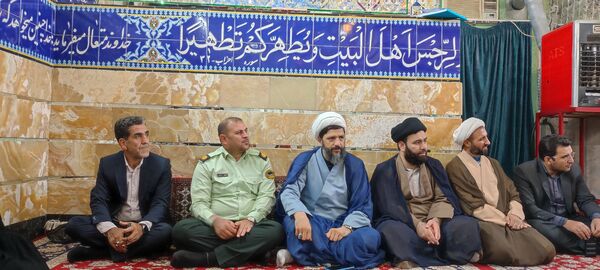 آیین غبارروبی مزار امامزاده حمزه رضا(ع) و همایش روز خبرنگار در شهر زیارت شهرستان شیروان