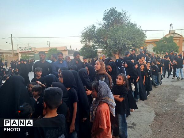 مراسم عصر روز عاشورا در روستای احمد آباد