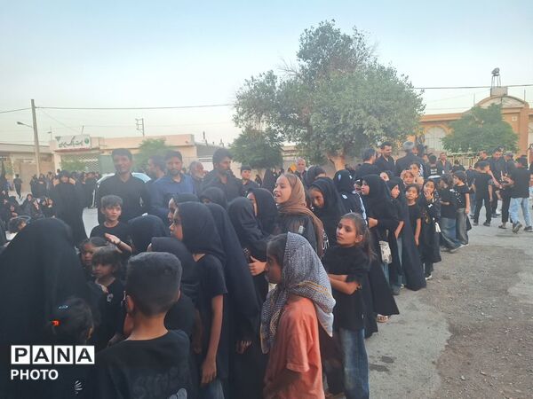 مراسم عصر روز عاشورا در روستای احمد آباد
