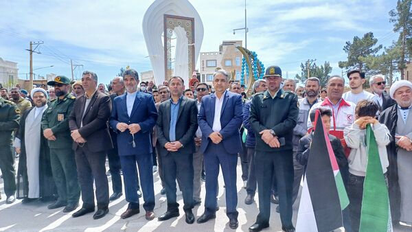 حضور گسترده مردم جاجرم در راهپیمایی روز قدس