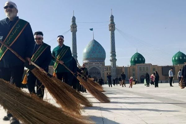 آیین جاروکشی مسجد مقدس جمکران