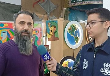 روایتی از نمایشگاه فرهنگی و هنری دانش‌آموزان اندیشه شاهد