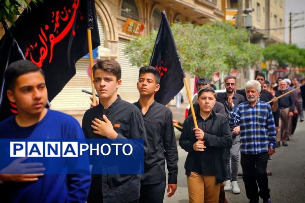 مراسم عزاداری امام صادق(ع) در مصلی هشتگرد 