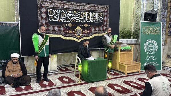 مردم کرج برای شهادت امام صادق (ع) یکپارچه سیاه پوش شدند