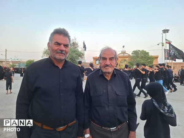 مراسم عصر روز عاشورا در روستای احمد آباد