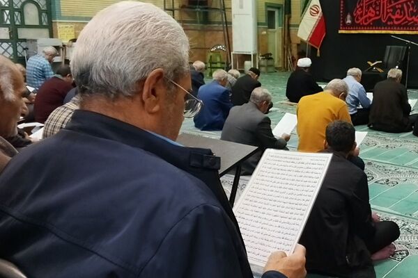 عطر ندبه در مسجد کاووسیه صاحب‌الزمان؛ زمزمه‌هایی که دل‌ها را روشن کرد