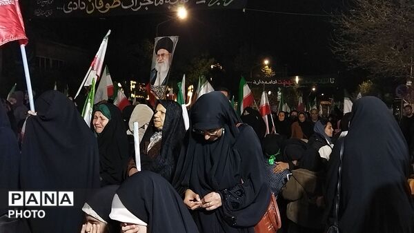 چهل روز ، چهل شب ؛ مردم نیشابور عزادار رهبر شهید و شهدای میناب هستند -۱