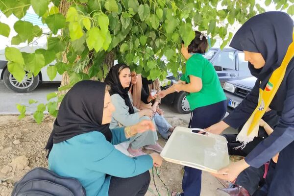 برپایی موکب به‌مناسبت سالروز شهادت رئیس جمهور و همراهان در دبیرستان شاهد 16