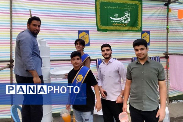 برپایی موکب انصار المهدی(عج) به‌مناسبت عید غدیر