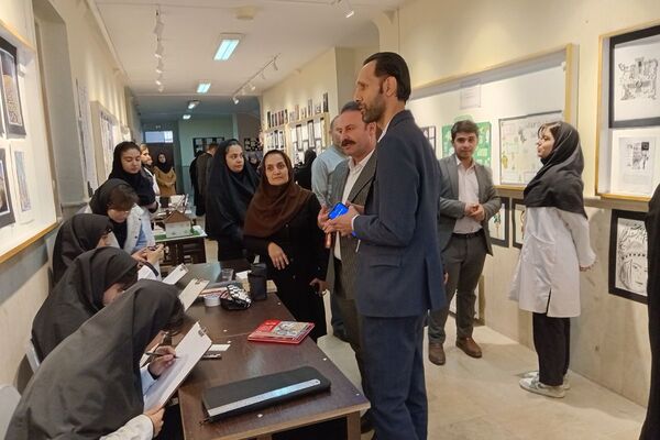 بازدید از هنرستان آفرینش پردیس