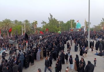 مراسم عزاداری تاسوعای حسینی در رودان