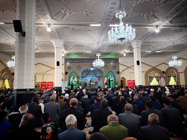 نماز عبادی سیاسی جمعه در زیارتگاه مدرس(ره)