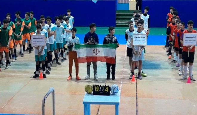 افتتاح جام اقتدار ایران با یاد دانش‌آموزان شهید در فومن