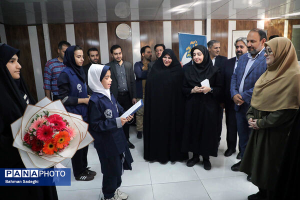 نشست سخنگوی دولت با دانش‌آموز خبرنگاران خبرگزاری پانا