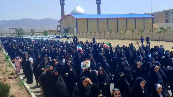  راهپیمایی مردم شهرستان اشتهارد علیه رژیم صهیونیستی 