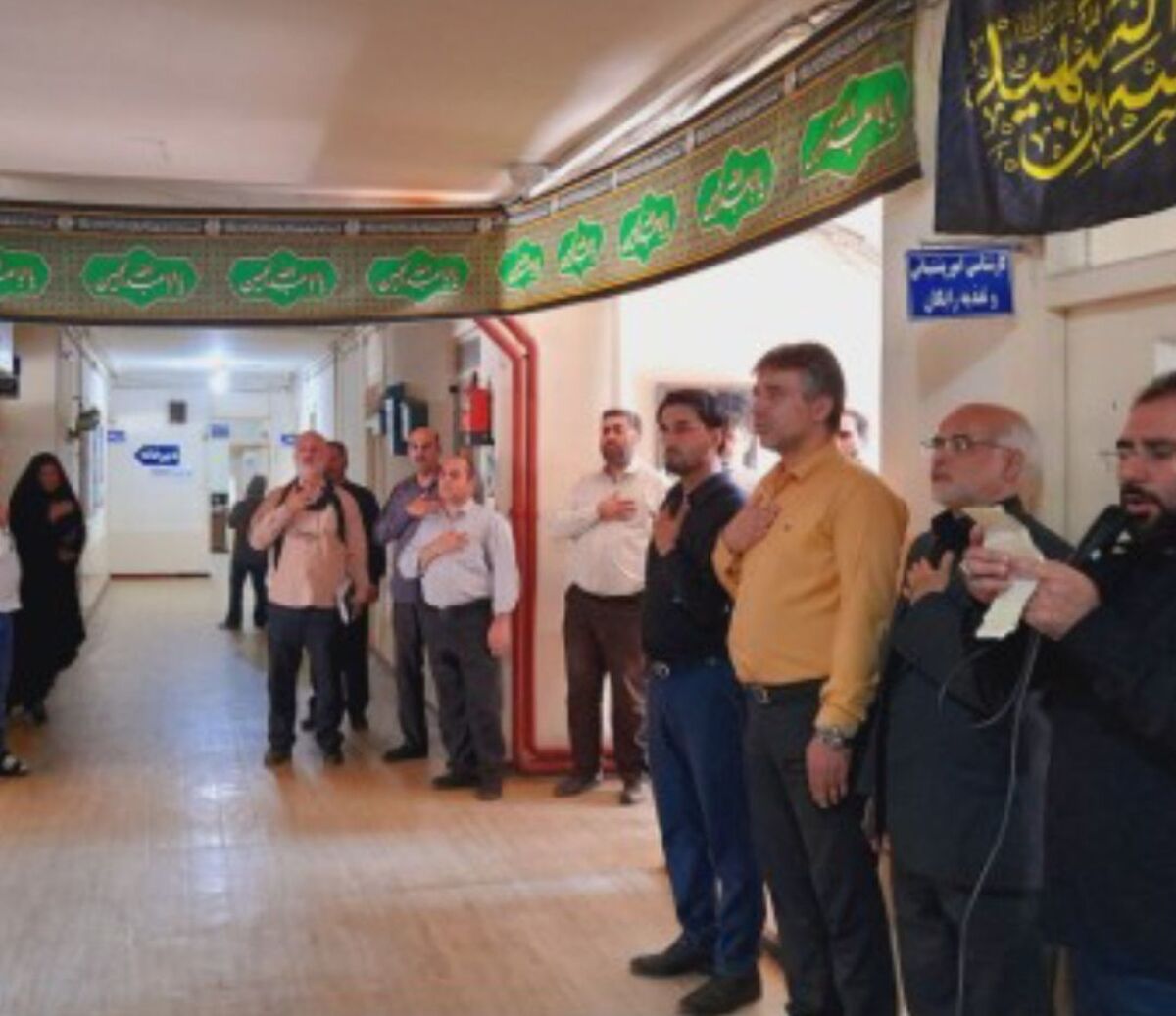 فرهنگیان آموزش و پرورش لاهیجان داغدار علمدار کربلا