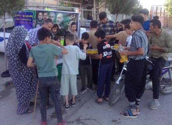 برگزاری مراسم یادبود شهیدان غدیر در روستای چلو شیروان 
