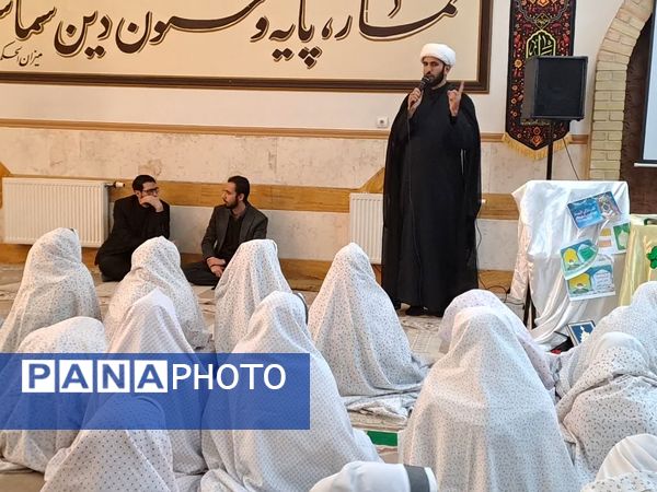 برگزاری نماز جماعت و زنگ گفت‌وگو در اسلامشهر