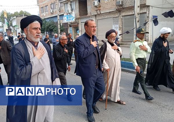 پیاده‌روی جاماندگان اربعین در میاندورود 