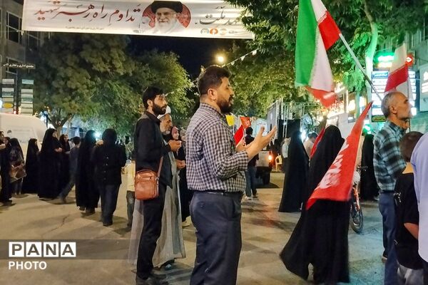 تجلی وحدت و همدلی مردم بجنورد در میدان شهید