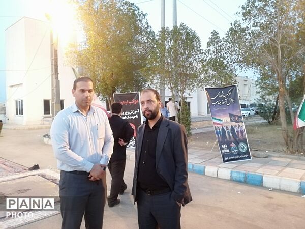 ناحیه یک اهواز میزبان زائران اباعبدالله