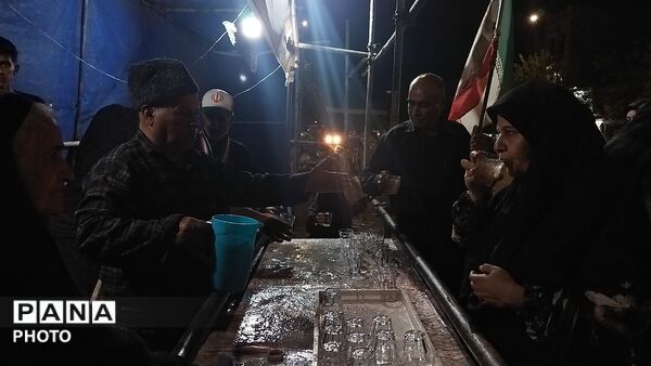موکب شهدای روستای آهوان در صد و بیست و دومین شب