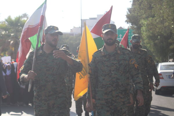 راهپیمایی 13 آبان در بوشهر