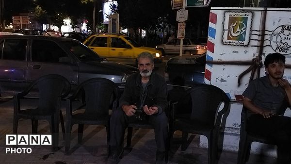 چایخانه فلکه ایران در هشتاد و پنجمین شب از اجتماعات مردمی نیشابور 