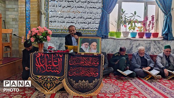 محفل انس با قرآن کریم به مناسبت چهلم شهادت قائد امت در شهر بار نیشابور 