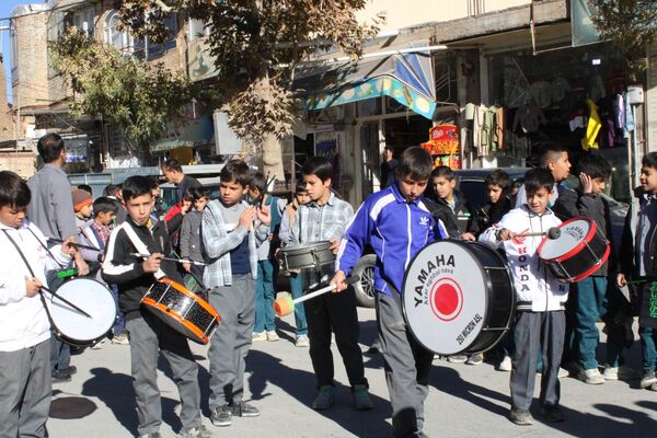دسته عزاداری نوگلان فاطمی در شهرستان بن 