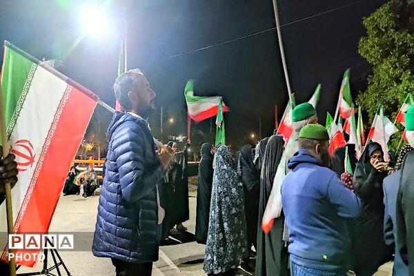 هم صدایی مردم شهر بار در حمایت از آرمان ها 