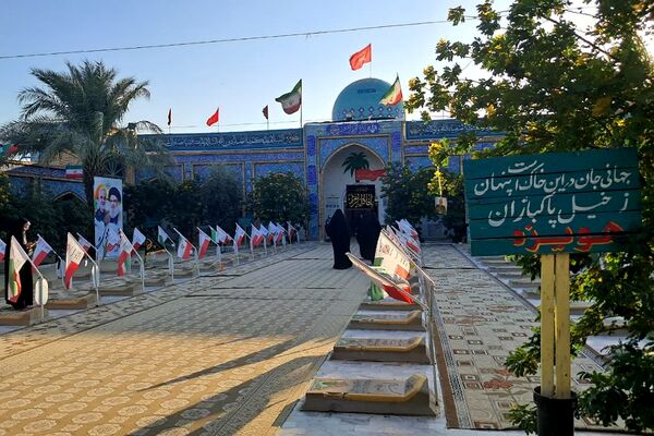 حضور دانش‌آموزان بسیجی ناحیه 2 شهرری در اردوی راهیان نور 