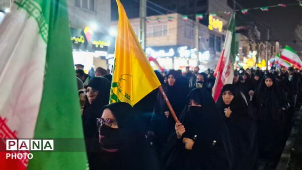 چهاردهمین تجمع باشکوه مردم فردیس در خون‌خواهی امام امت