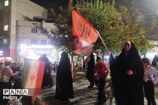 مشارکت رئیس اداره آموزش و پرورش  چهاردانگه در 185 امین همبستگی شبانه