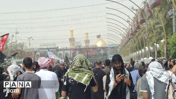 شکوه خون‌خواهی سیدالشهدا(ع) در مسیر پیاده روی اربعین