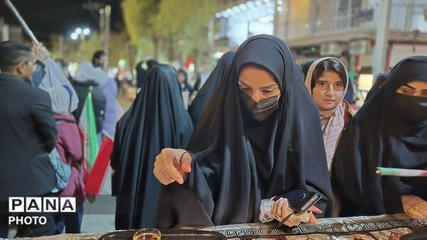 موکب کوله‌پشتی‌های کودکان