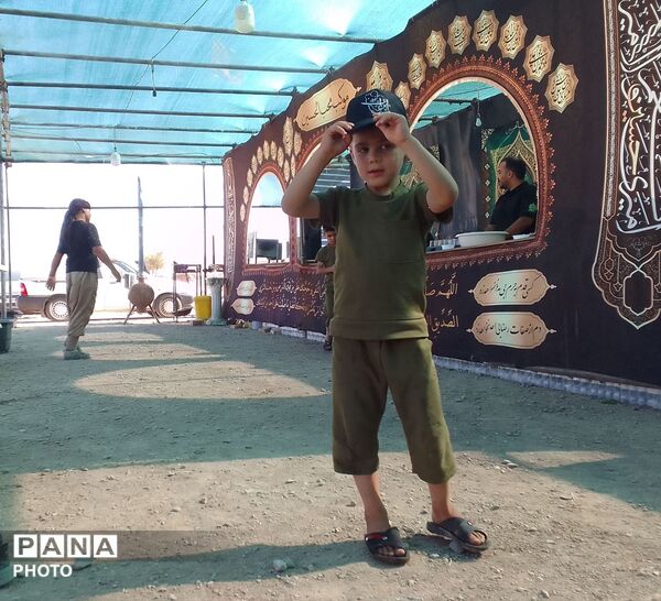 حضور پررنگ کودکان و نوجوانان در کاروان زیارتی پیاده