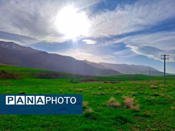 طبیعت شهر سودجان در بهار