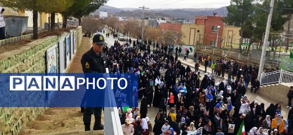 راهپیمایی 22 بهمن راز جرگلان 