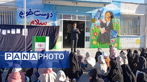 مراسم شهادت حضرت زهرا(س) در مدرسه سمیه کاشمر