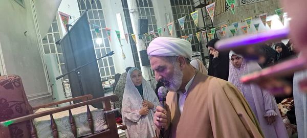 برپایی اعتکاف در مسجد جامع روستای صرم قم