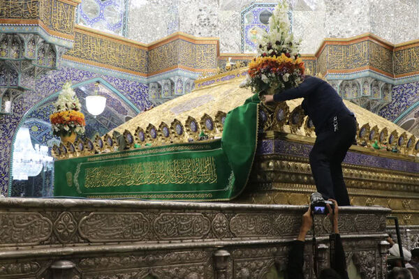 آیین سیاهپوشان حرم مطهر حضرت فاطمه معصومه(س)