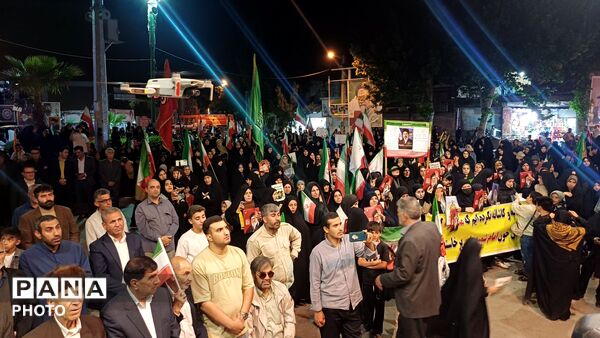 نمایش  اقتدار و وفاداری ،حضور پرشور مردم کوهدشت