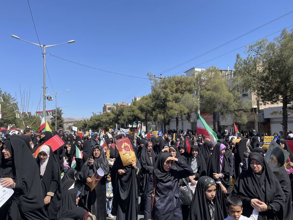 راهپیمایی روز جهانی قدس در شهرستان بیرجند