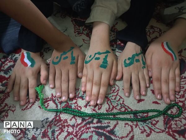 مراسم شب عاشورا در حسینیه مخلصین حسین دهستان حاجی آباد 