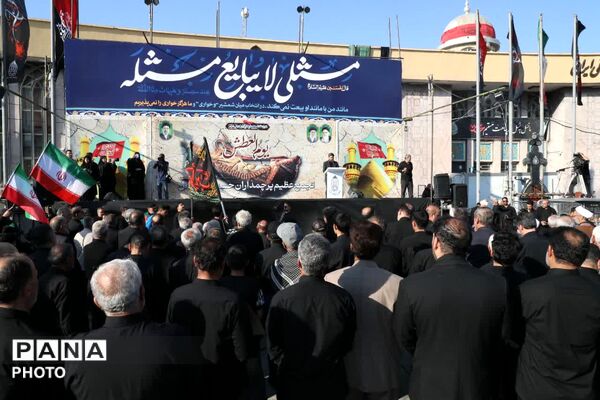 تجمع پرچمداران حسینی همدان در ماه محرم